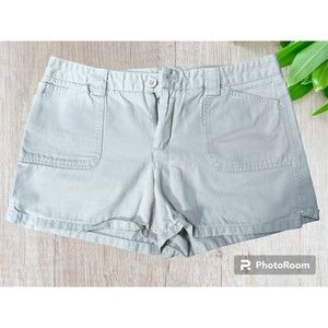 Light Blue Old Navy Cargo Shorts Mid-Rise Size 10